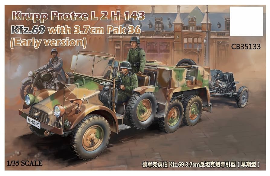 Amazon | ブロンコモデル 1/35 ドイツ軍 クルップ・プロッツェ